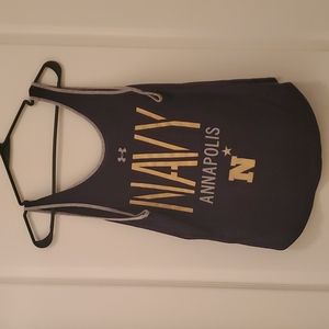 Womens "Navy Annapolis" Tank Top....Small....Dark Blue